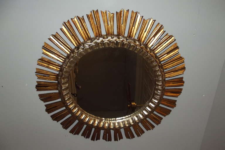 French Sunburst Mirror