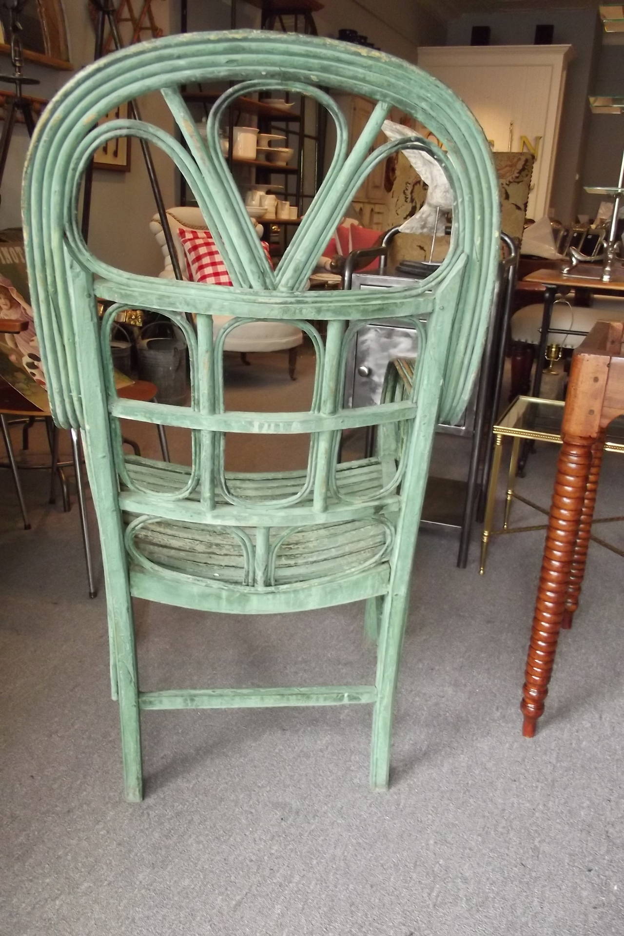 Pair of French Rattan Chairs 3