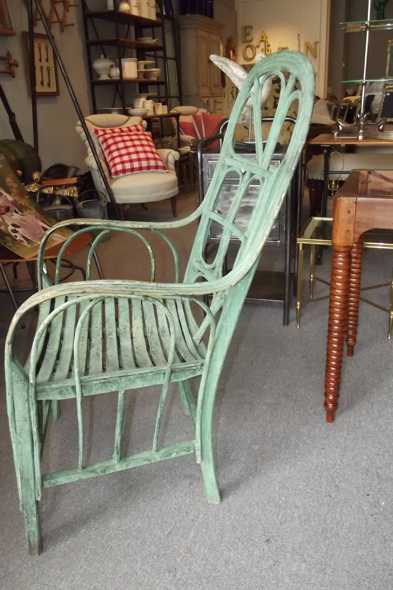 Pair of French Rattan Chairs 4