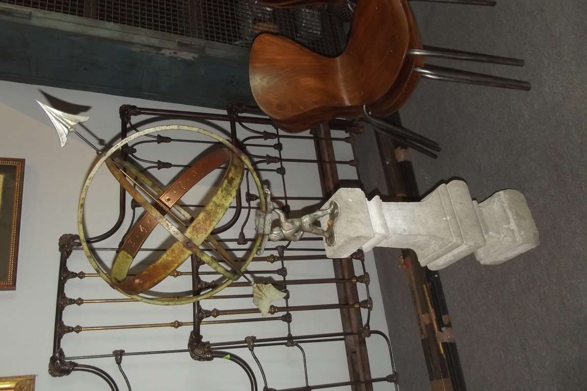 Armillary Sphere on Stone Base