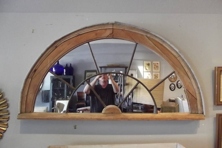 19th Century French Window Mirror