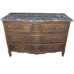 Louis XVI Marble Topped Commode