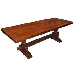 Louis XIII Style Oak Dining Table