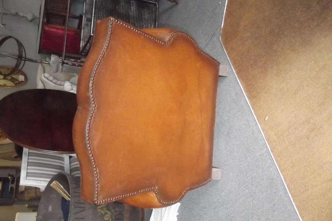 Pair of French Leather Club Chairs 3