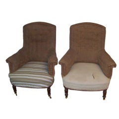 Pair of Napoleon III Armchairs