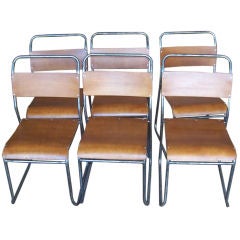 Set of Six Pel Chairs