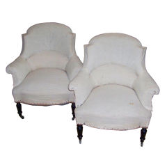 Pair of Napoleon III Armchairs