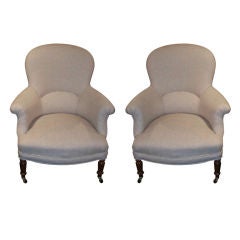 Pair of Napoleon III Armchairs