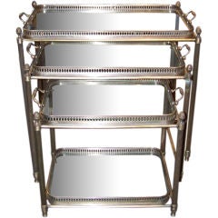 Set of Three Exceptional Nesting Tray Tables