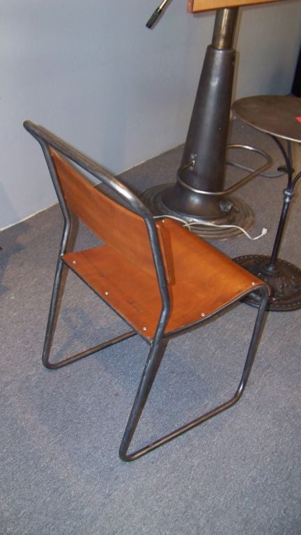 Wood Group of Twelve PEL Chairs