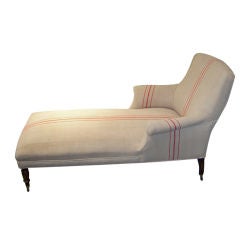 Chaise Lounge in Vintage Fabric