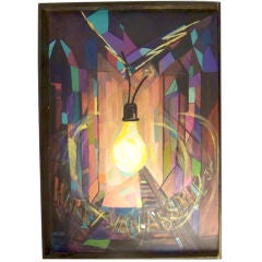 "Light Bulb" Painting by Edwin Molina