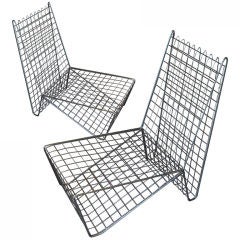 Pair of Wire Mesh Chairs