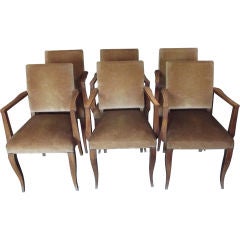 Set of Six Bridge Chairs