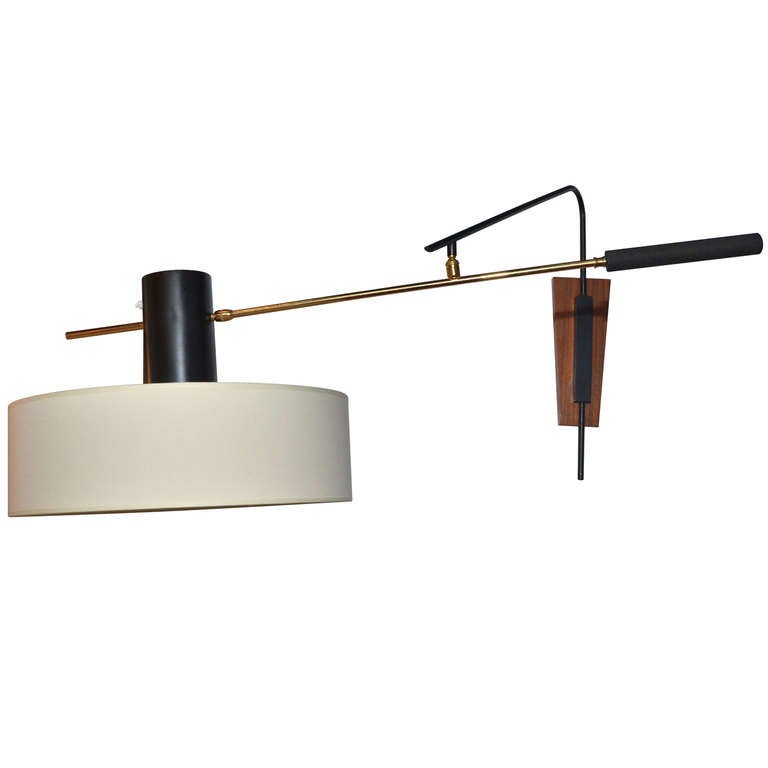 Large Articulated 1950's Sconce at 1stdibs
