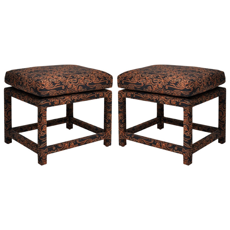 Pair of Milo Baughman Stools