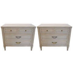 Pair of Painted Commodes / Night Stands