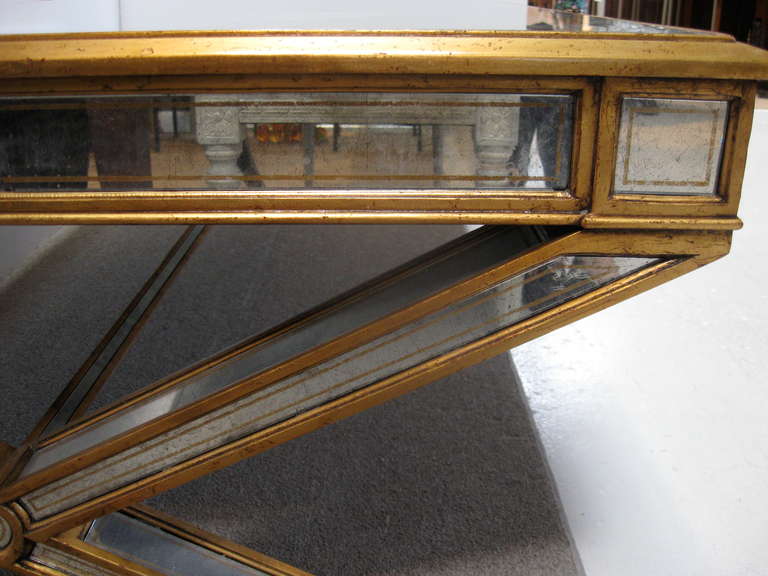 Large Mirrored Coffee Table 1