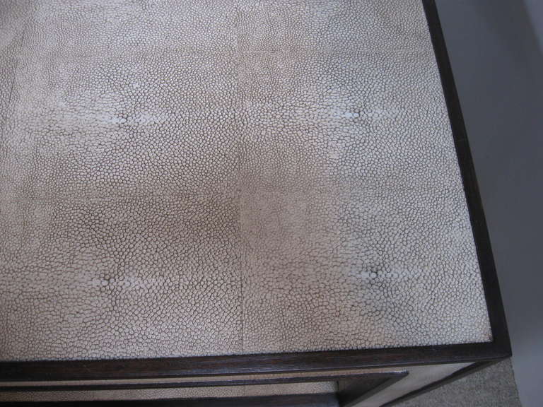 Double Tiered Shagreen Coffee Table 1