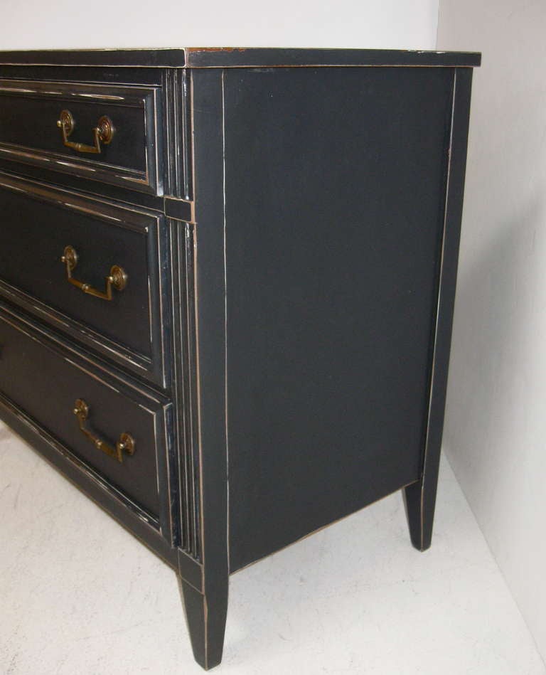 Pair of Painted Bachelor Chests / Commodes at 1stDibs