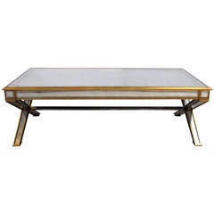 Large Mirrored Coffee Table