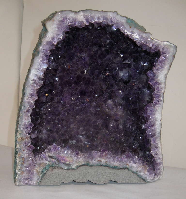 Prehistoric Amethyst Crystal Geode For Sale
