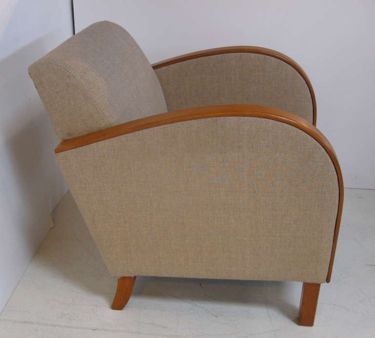 Pair of Art Deco Style Armchairs In Good Condition In St.amford, CT