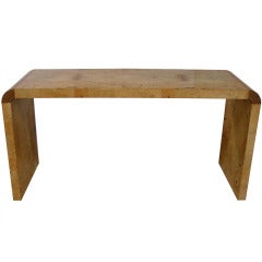 Burled Wood Console by Hendredon