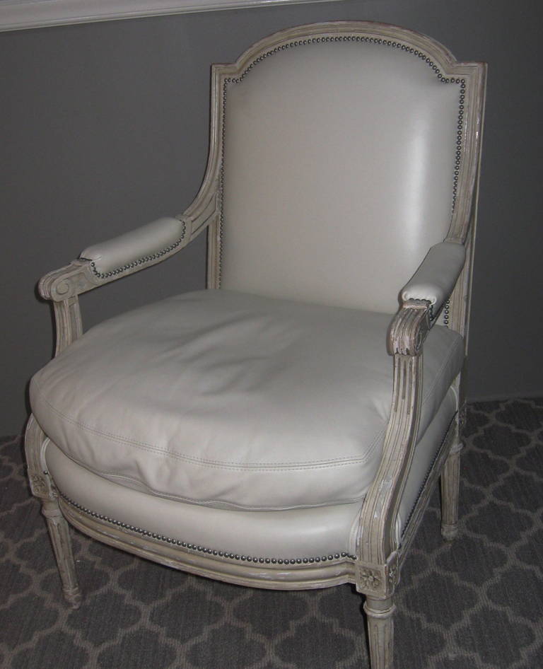 Pair of Louis XVI Style Armchairs 2