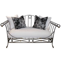 Vintage IRON DAY-BED / LOVESEAT