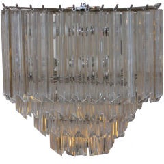 LUCITE PRISM CHANDELIER BY KRAMER