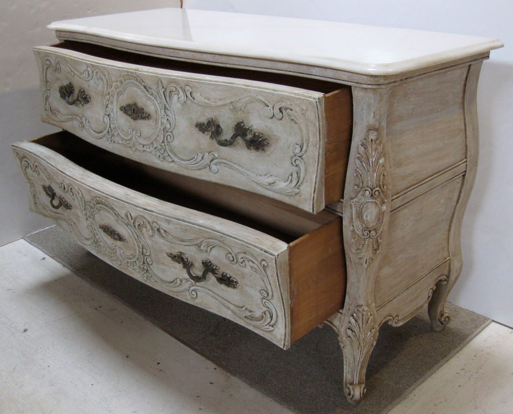 Louis XV Style Painted Commode / Chest 1
