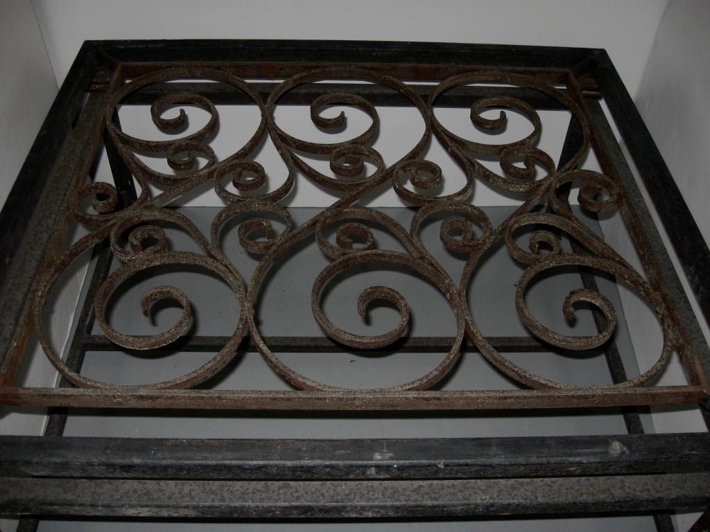 French Wrought Iron Coffee Table 2