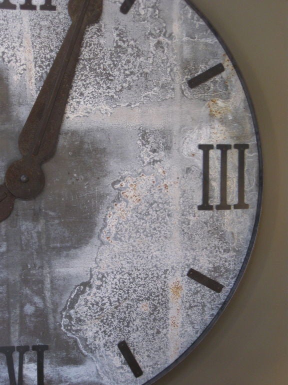 Large Industrial Clock Face 1