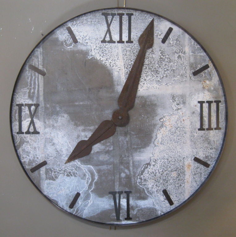 Large Industrial Clock Face 2