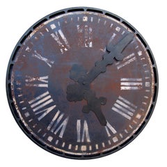 PAINTED TOLE CLOCK FACE