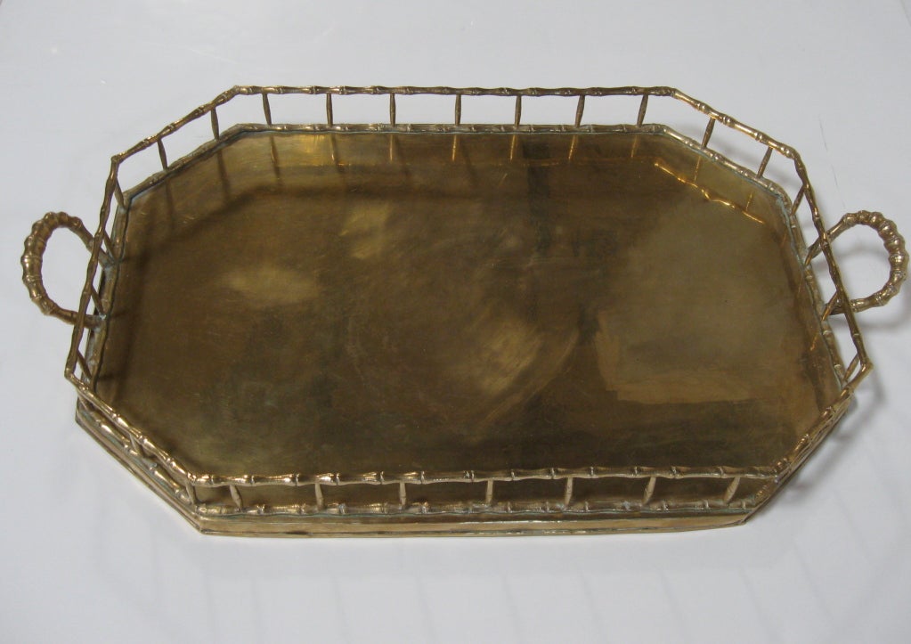 Folding Brass Tray Table 3