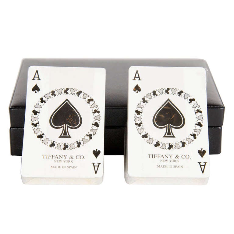 Set Of Unused Vintage Playing Cards By Tiffany And Co At 1stdibs
