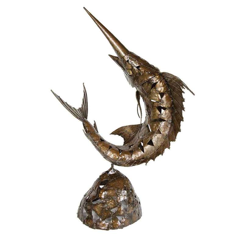 Mid-Century Modernist Brutalist Marlin Sculpture