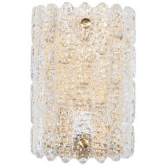 Exceptional Mid-Century Modernist Sconce by Carl Fagerlund for Orrefors