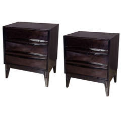 Pair of Mid-Century Modern End Tables in the Manner of Vladimir Kagan