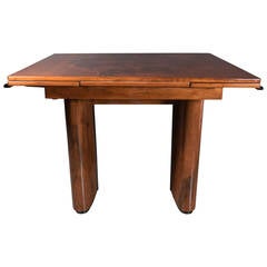 Art Deco Extension Dining Table in Mahogany 11