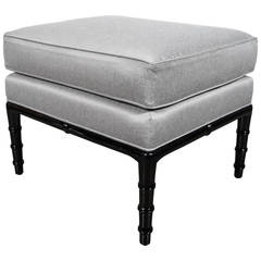 Mid-Century Stylized Bamboo Bench or Stool in the Manner of Billy Haines 10