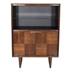 Art Deco Walnut Bar or Cabinet Designed by Gilbert Rohde for Herman Miller 6