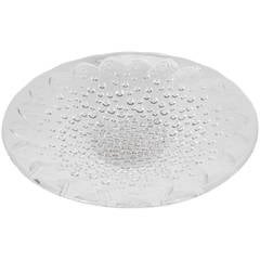 Exquisite Large Lalique Fish & Bubble Roscoff Center Bowl 9