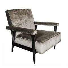 Mid-Century Modernist Arm or Club Chair in the Manner of Billy Haines