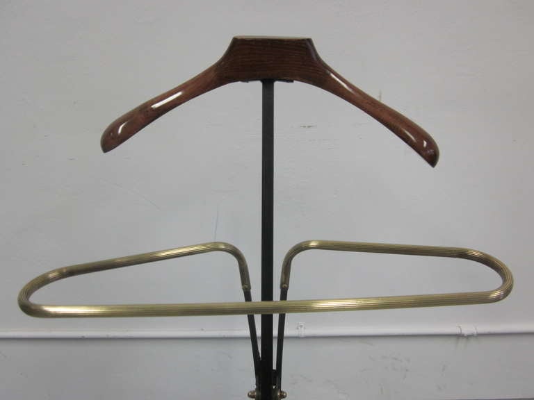 Metal Two French Mid-Century Modern Personal Valets / Coat Stands For Sale