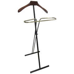 Two French Mid-Century Modern Personal Valets / Coat Stands