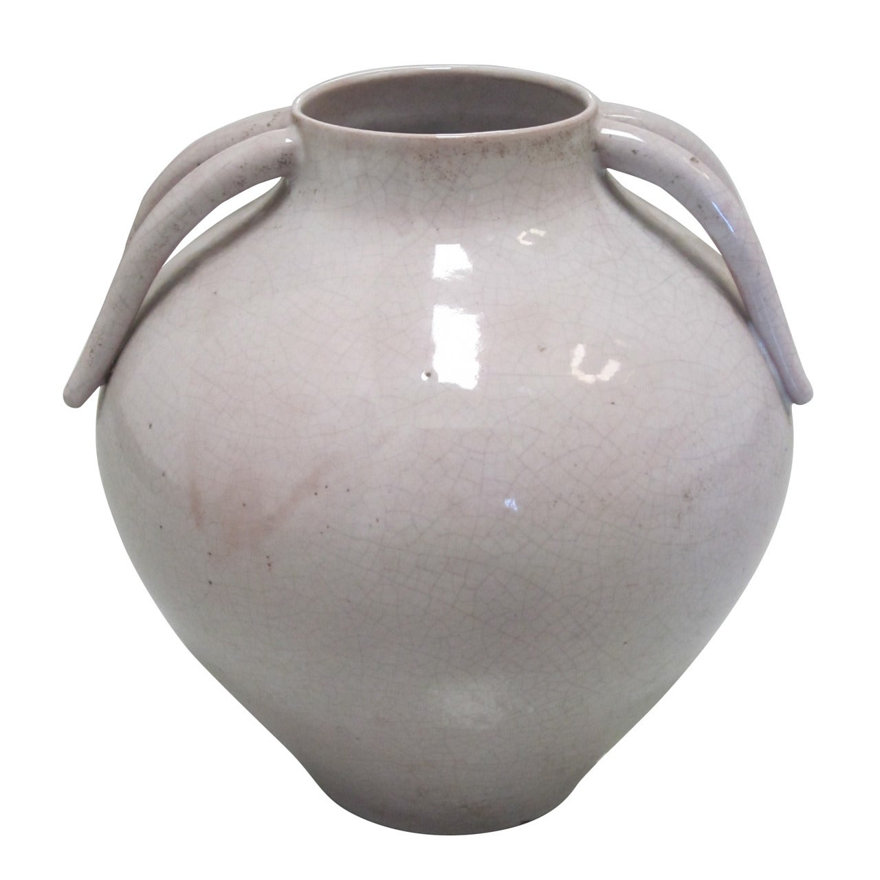 Italian Mid-Century Modern Stoneware Vase / Urn / Amphora by Marcello Fantoni