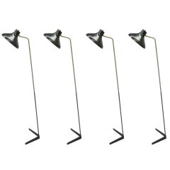 2 Pairs of Italian Articulated Floor Lamps by O-Luce 12